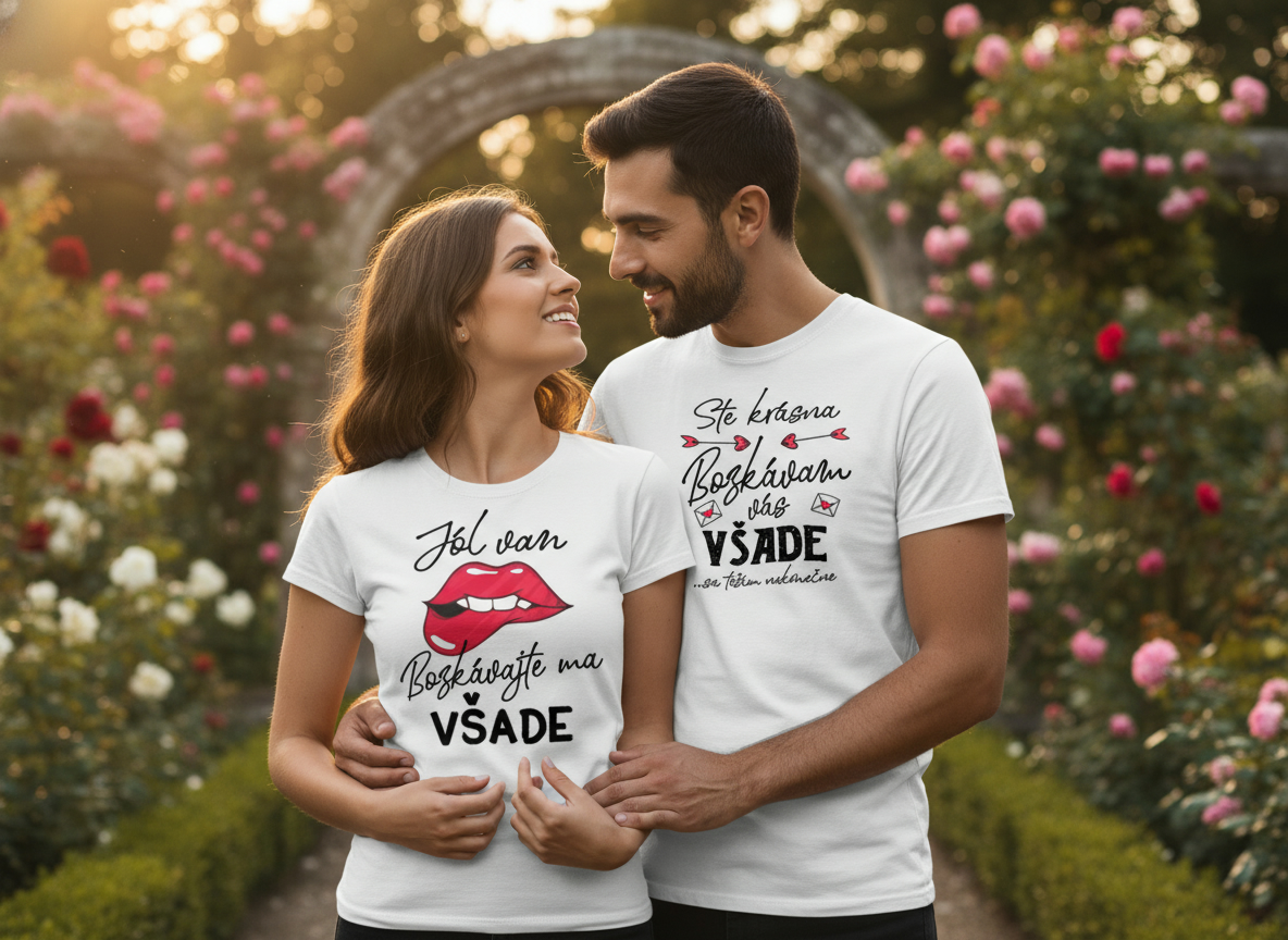 romantické trika pre dvoch